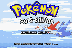 Pokemon Sovereign of the Skies (German - beta 1) Title Screen